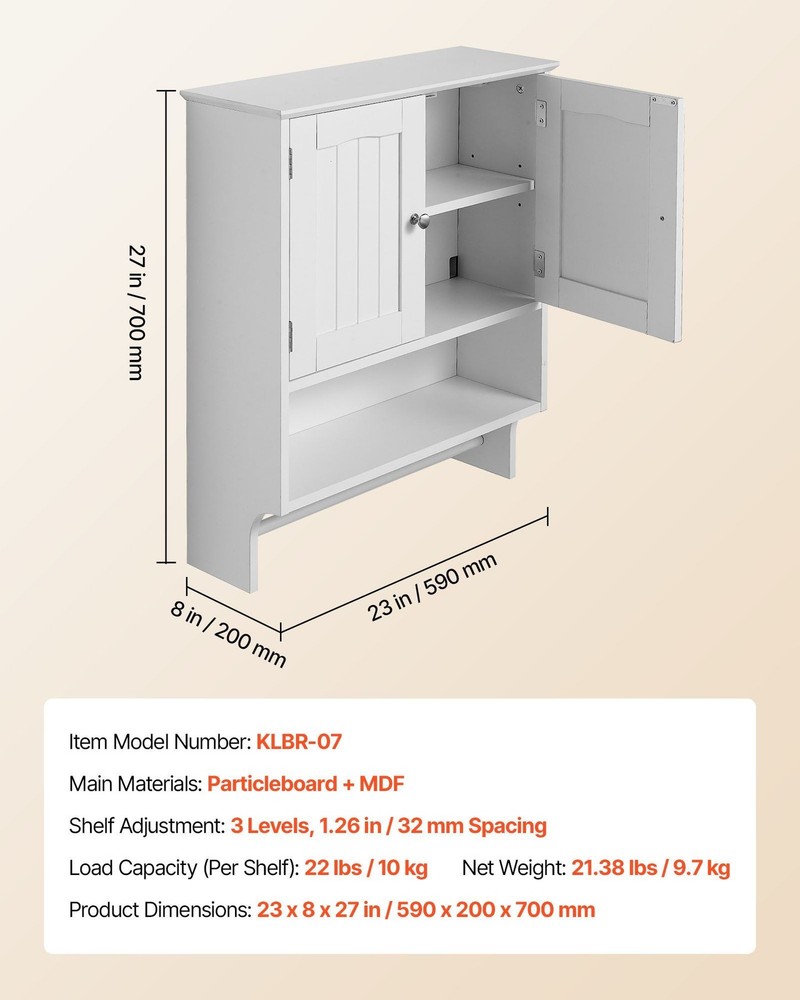 Smart Design Cabinet for Tight Spaces with Ample St...