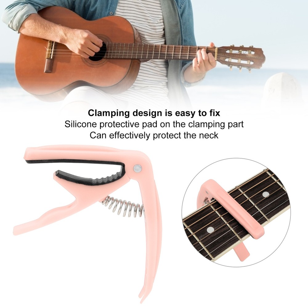 Guitar Capo Clamping ABS Shell Stringed Instrument Playing Tuning Accessories