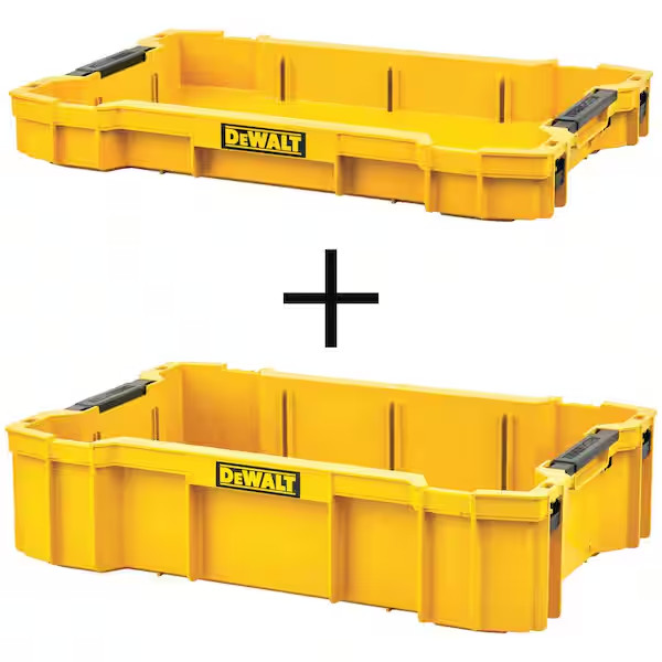 DEWALT TOUGHSYSTEM 2.0 Deep Tool Tray Storage (2 Pack)