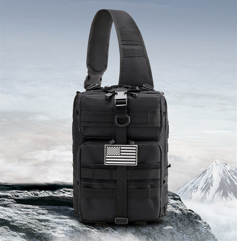Tactical Sling Bag Pack Military Rover Shoulder Backpack Molle Assault Range Bag