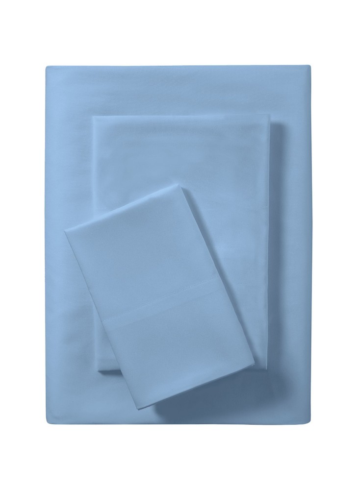 Mainstays Basic Value Microfiber Bed Sheet Set, Light Blue, Twin, 3 Piece.