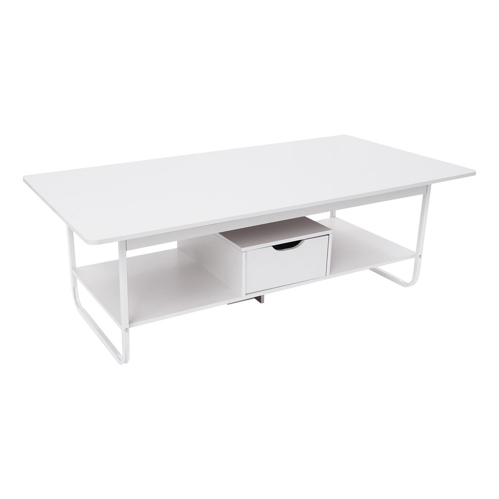 Modern Coffee Table Rectangular Coffee Table Living Room Tea Table 120*60*42cm