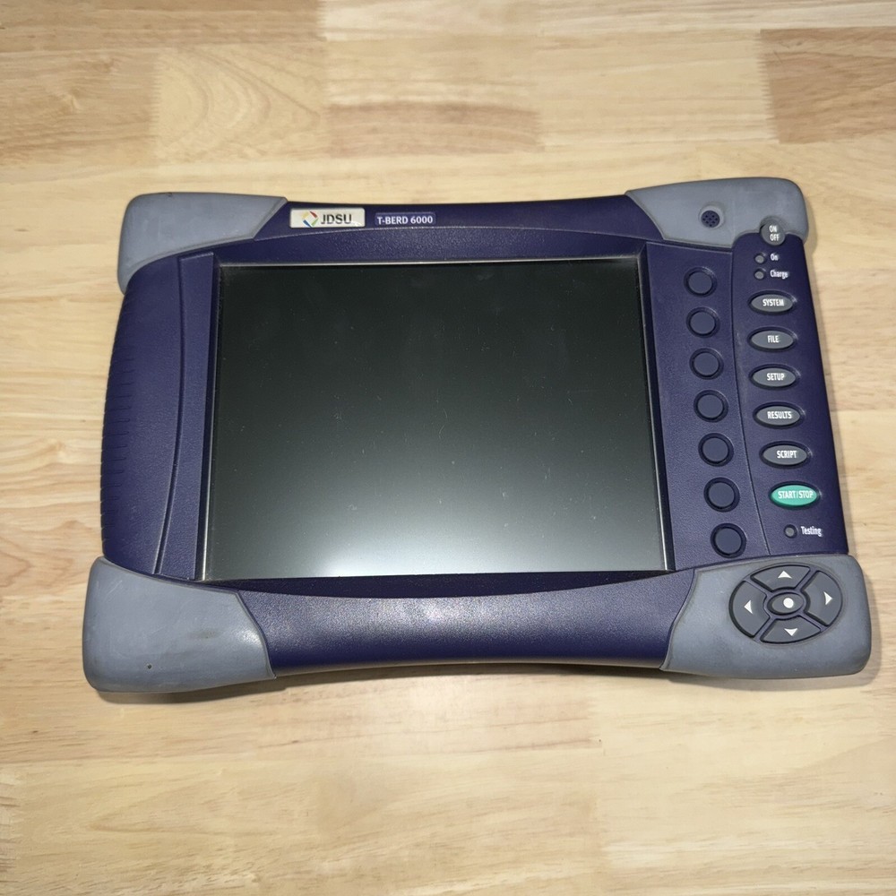 JDSU T-berd 6000 SM OTDR W/8126 VSRE Module - Dead Backlight