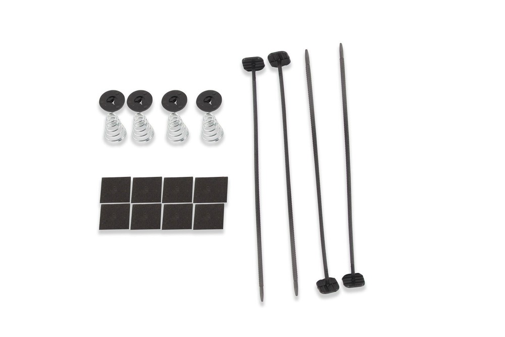 2 PACK ELECTRIC RADIATOR FAN TIE STRAP MOUNTING KIT PLASTIC ZIP TIES TABS SPRING