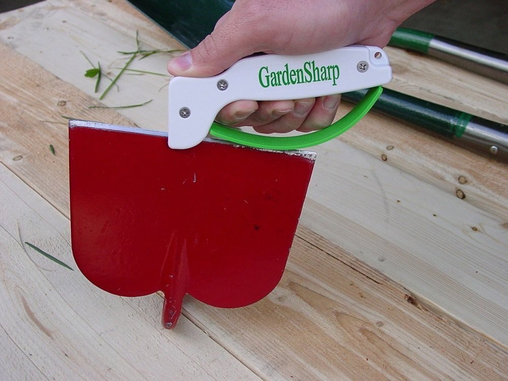 AccuSharp GardenSharp Classic Tool Sharpener, White/Green #006C