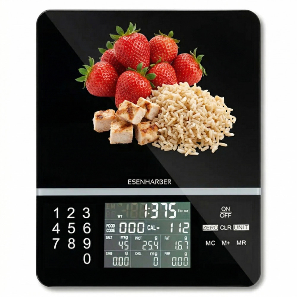 Digital Food Scale Nutritional Calculator Kitchen Weight Scale LCD Display