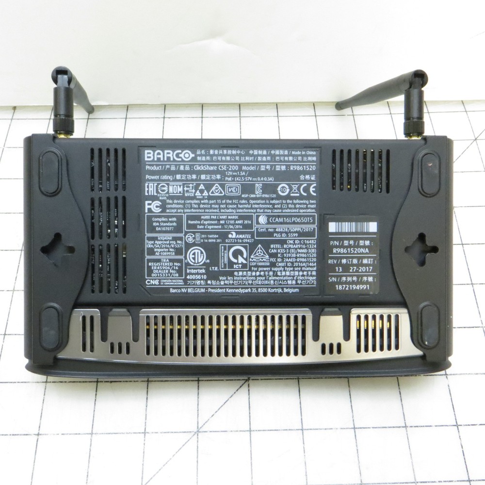 Barco Clickshare CSE-200 Wireless Screen-Sharing Presentation System