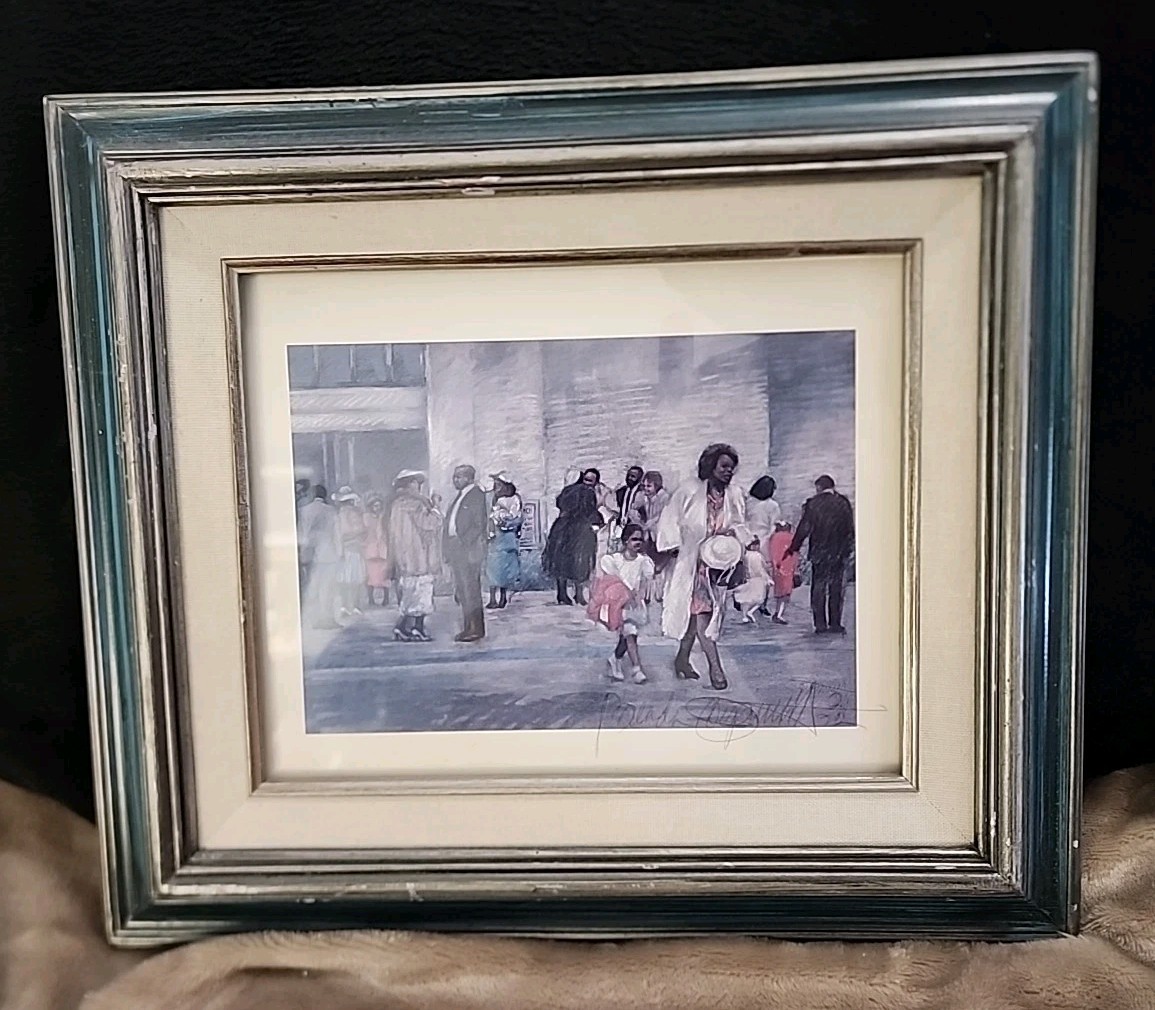Brenda Joysmith After Service Print Artist Signed Custom Frame