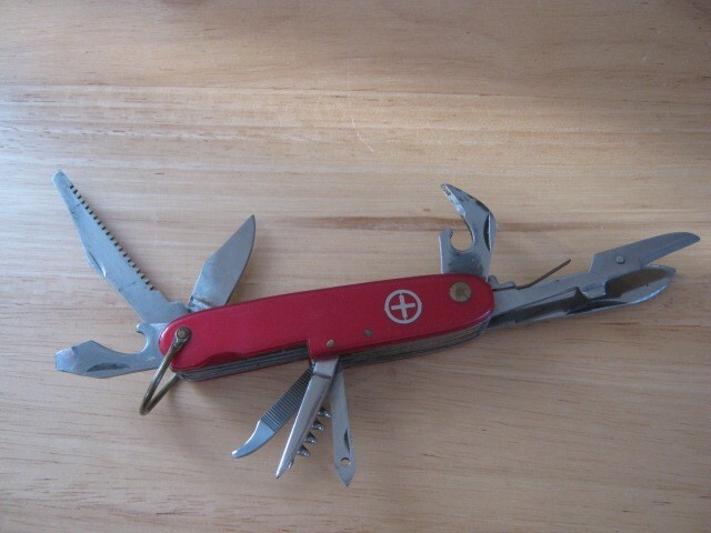 Vintage Wonder Knife Multi-Function Multitool Folding Pocke Knife