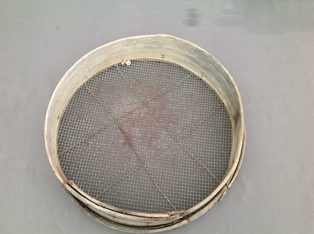Antique Large 18" Round Sifter