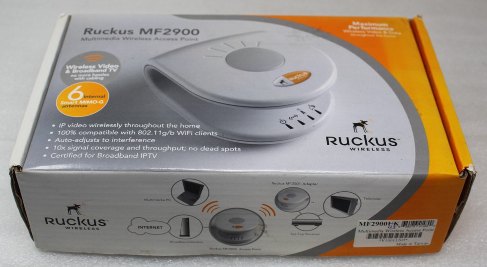 New Ruckus MF2900 Wireless Multimedia Wireless access point MF2501