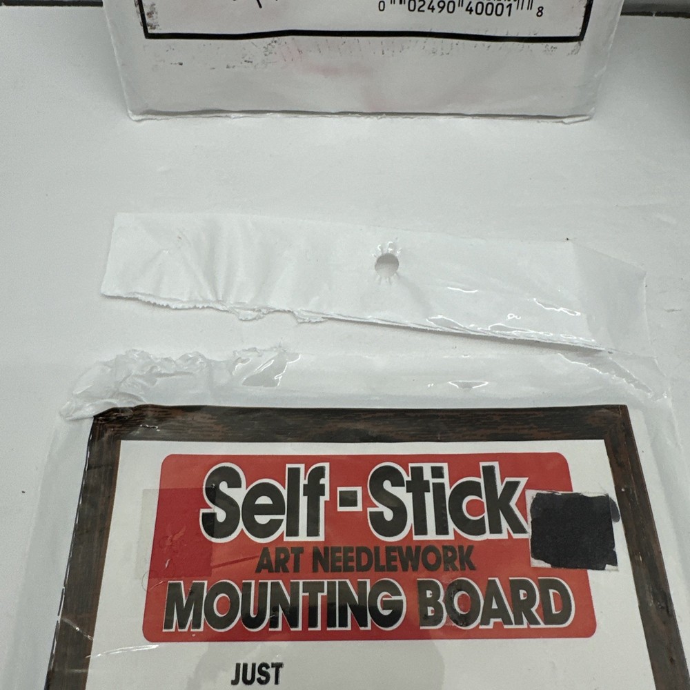 4 Self-Stick Art Needlework Mounting Board 5" x 7" NOS