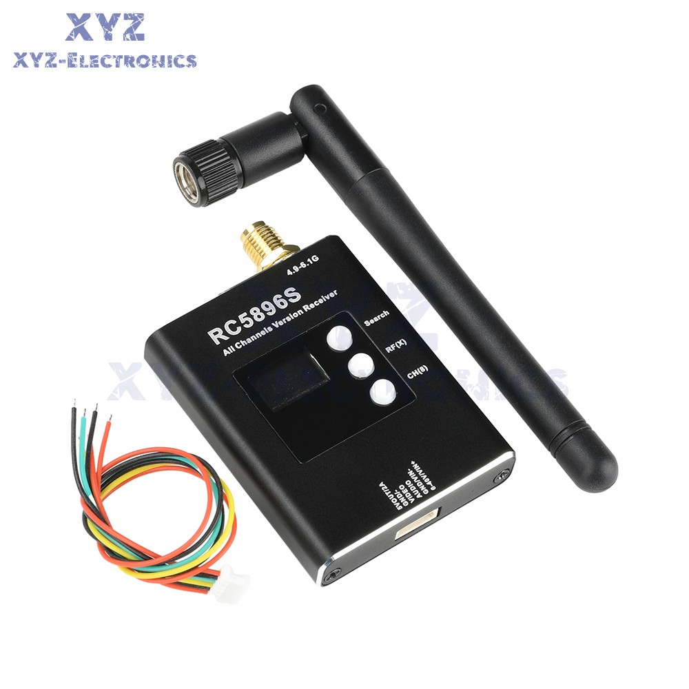 DC6-40V RC5896S Receiver 5.8GHz Video Receiver Compatible 5.8G Image Transmitter