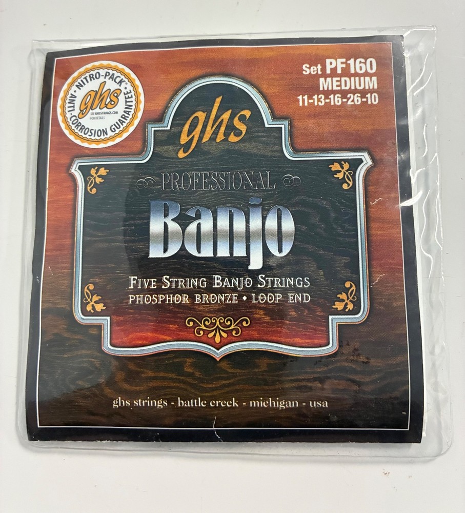 Banjo Accessory Bundle-Strings, Tuning pick up-Capo-Care Kit-String Winders