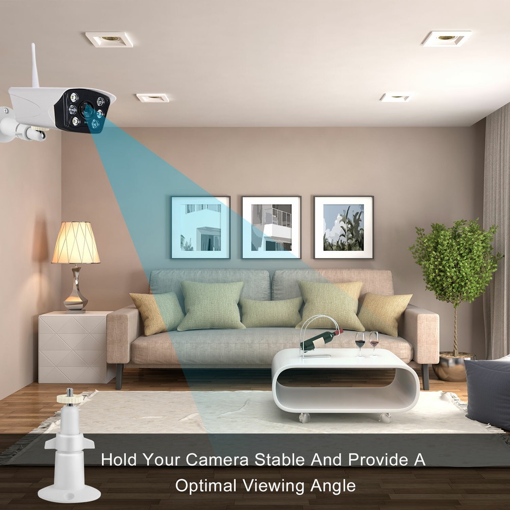 3Pack Security Camera Wall Mount for Arlo/Pro Camera 360° Adjustable In/Outdoor