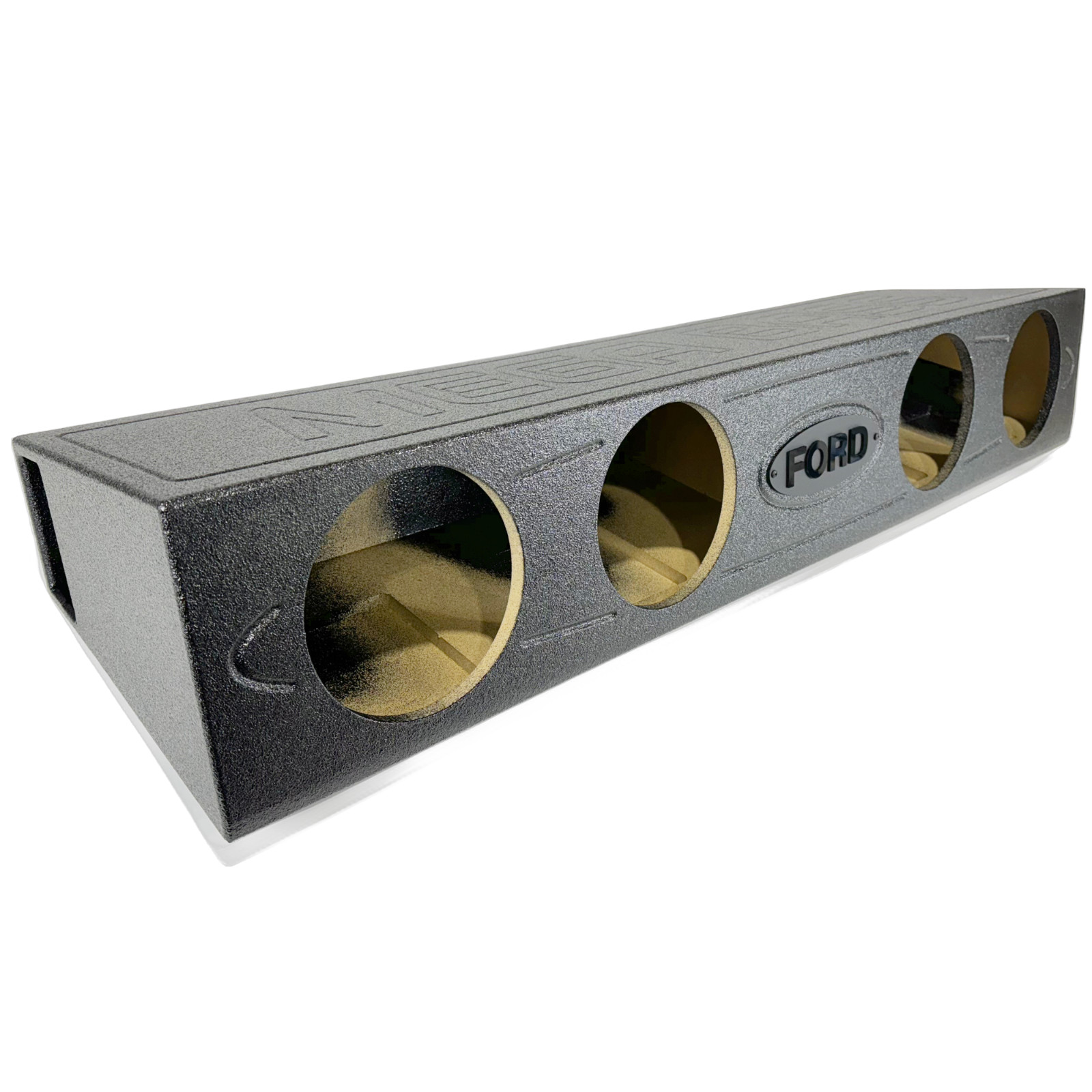 Mega Bass Subwoofer Box Ford F-150 09-25 F250 17-25 Crew Cab Fits 4x8” Woofers