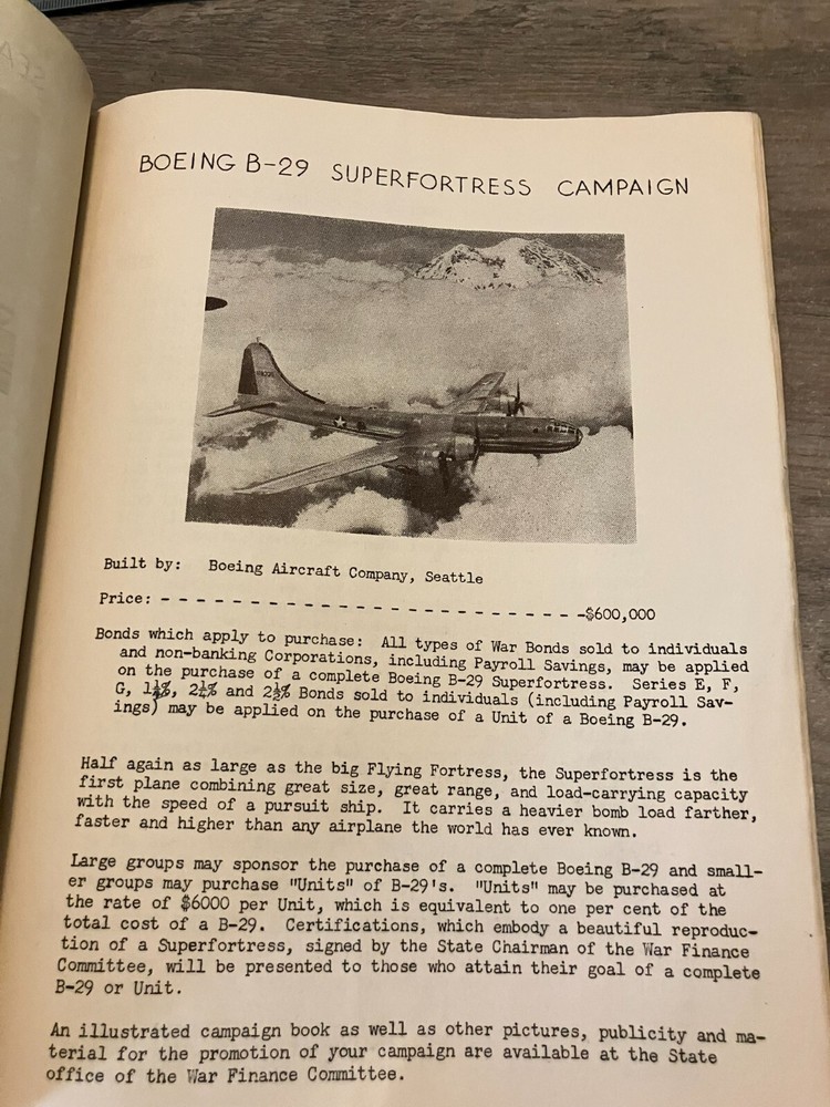 Seventh War Loan Booklet WWII