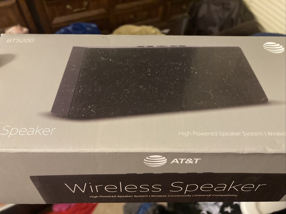 At&T Bts200-Blk Wireless Bluetooth Speaker CETBTS200BLK