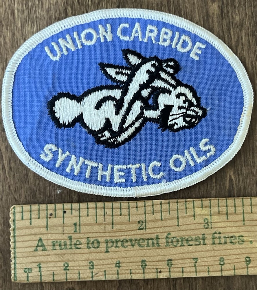 Vintage Union Carbide Synthetic Oils Patch