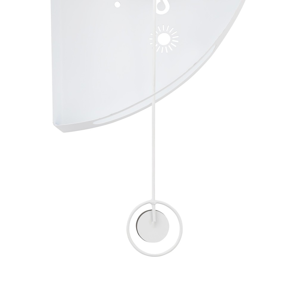 Wall Clock Decoration Double-sided Corner Wall Clock White+black Wall Clock