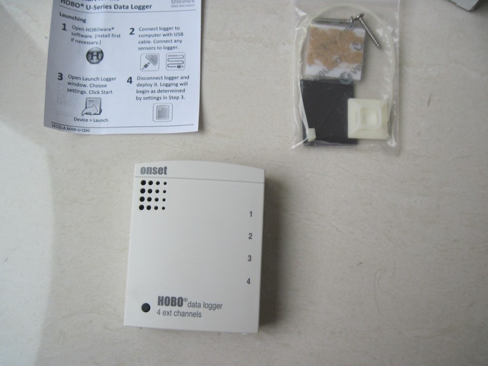 Onset Hobo U12-006 4-External Channel Data Logger USB Data Acquisition Logger