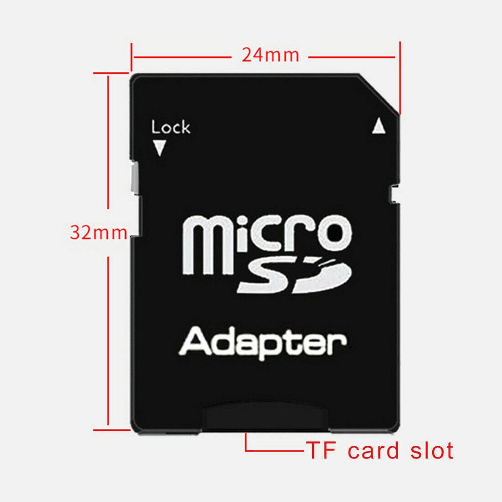 5 PCS Micro SD TransFlash TF Memory Card Adapter Convert To Standard SDHC Card