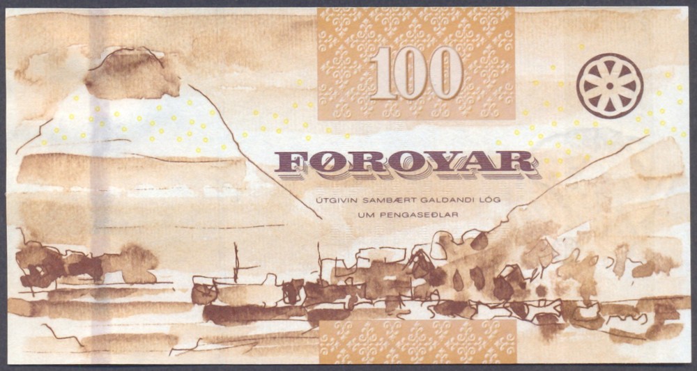 Faeroe Islands 100 Kroner 2011 UNC