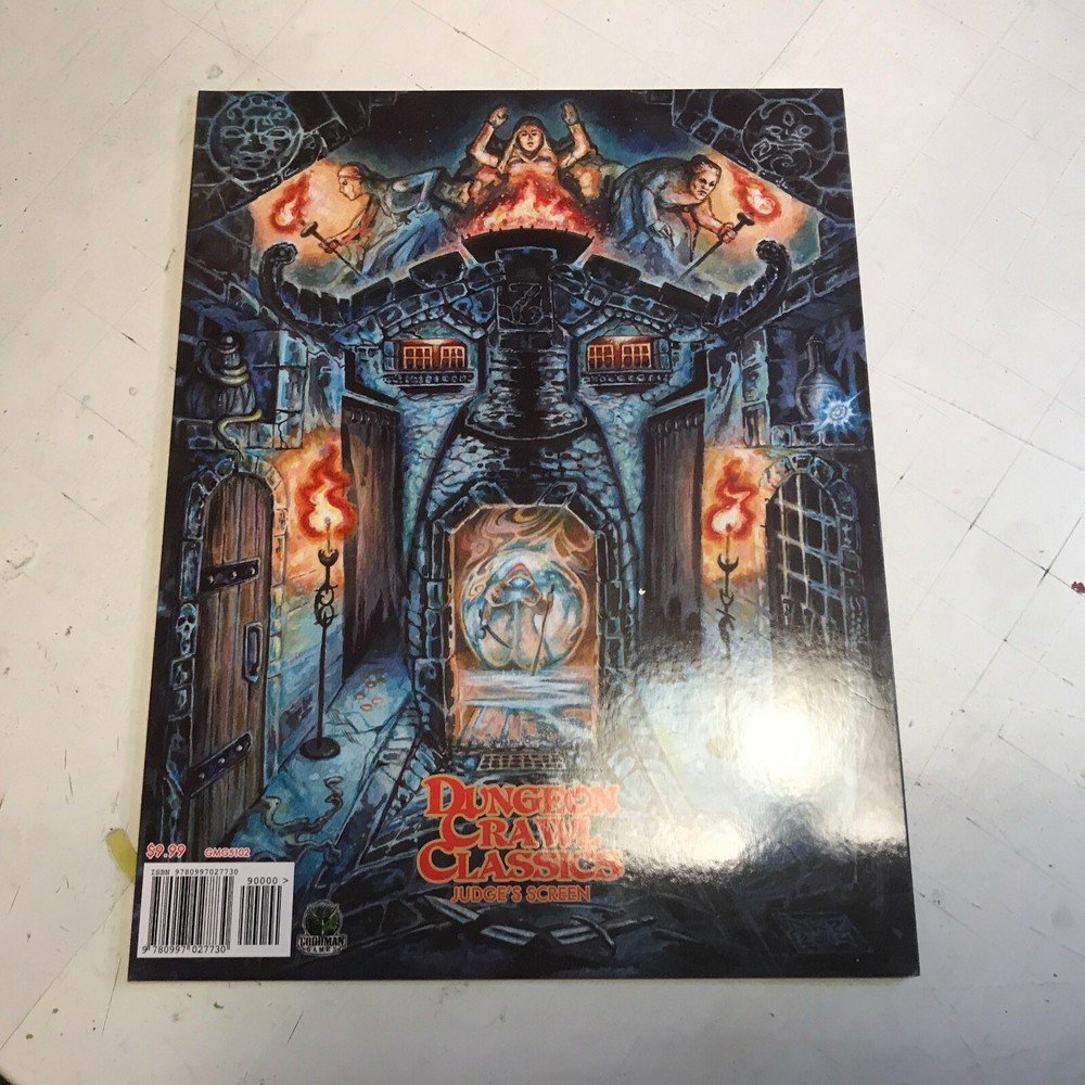 Dungeon Crawl Classics DCC RPG Judge's Screen Double Sided 3 panel GMG5102 d&d!
