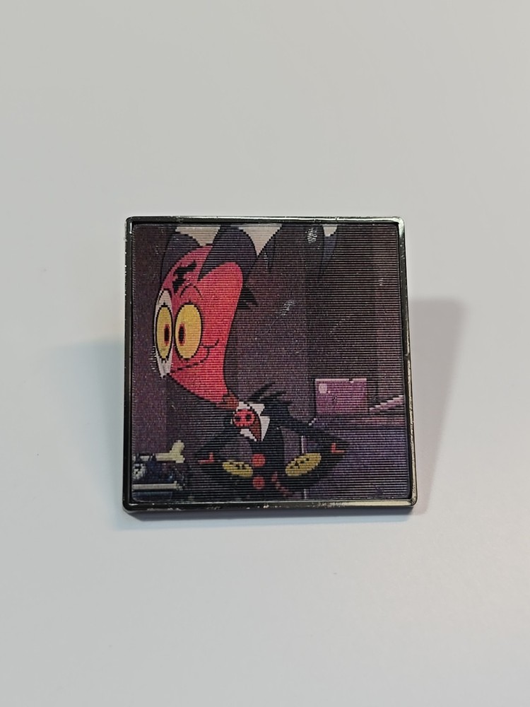 Helluva Boss Blitz Nodding in Agreement Lenticular Pin