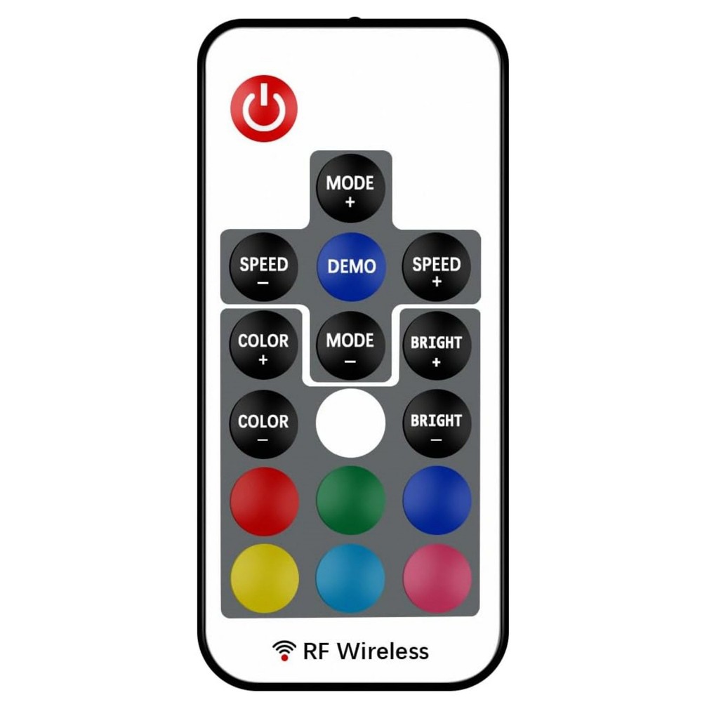 DC 5V USB Led Light Strip RGB Controller 17-Keys RF Wireless Remote Control