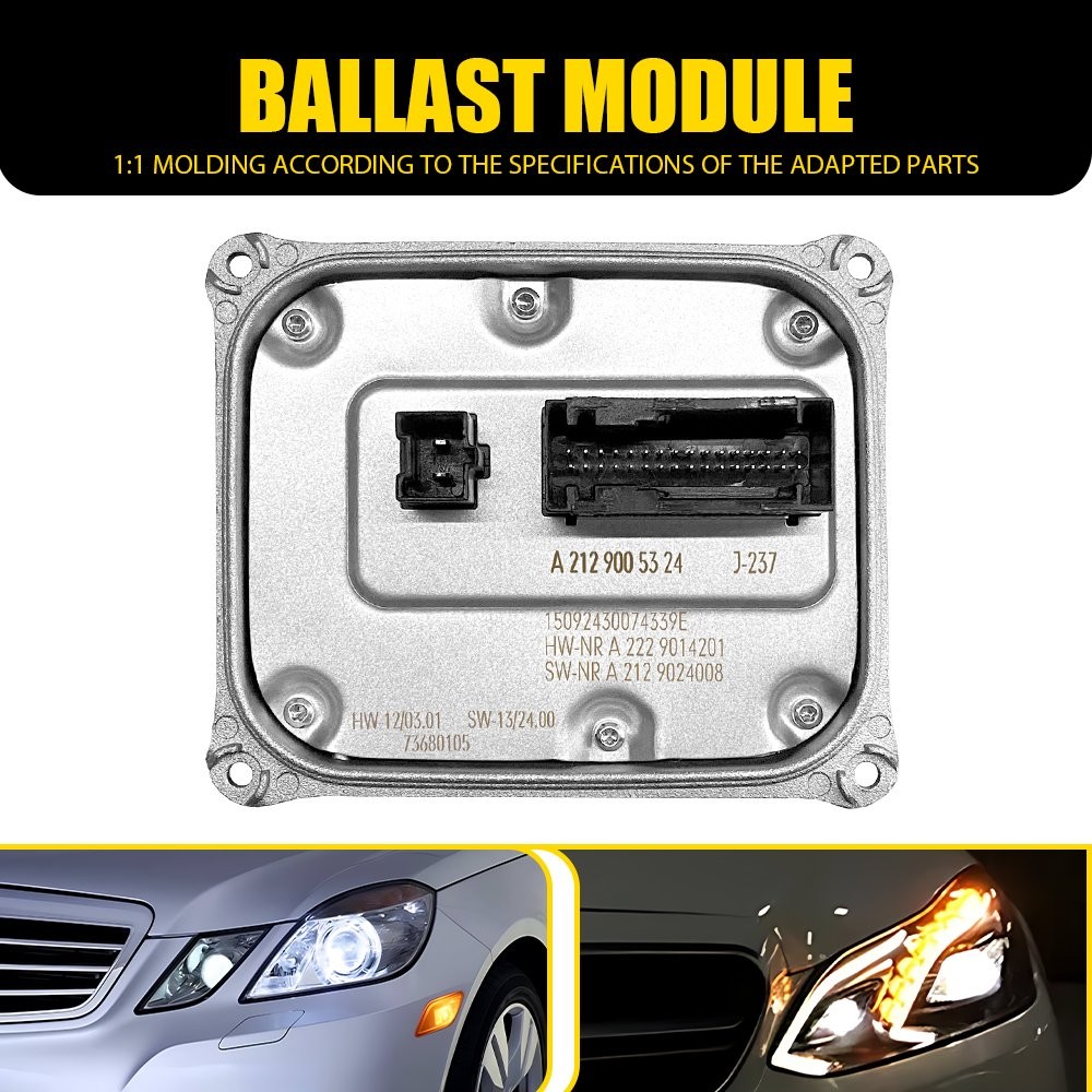 LED Headlight Ballast Unit For Mercedes-Benz E200 E250 E300 E350 E400 2014-2016