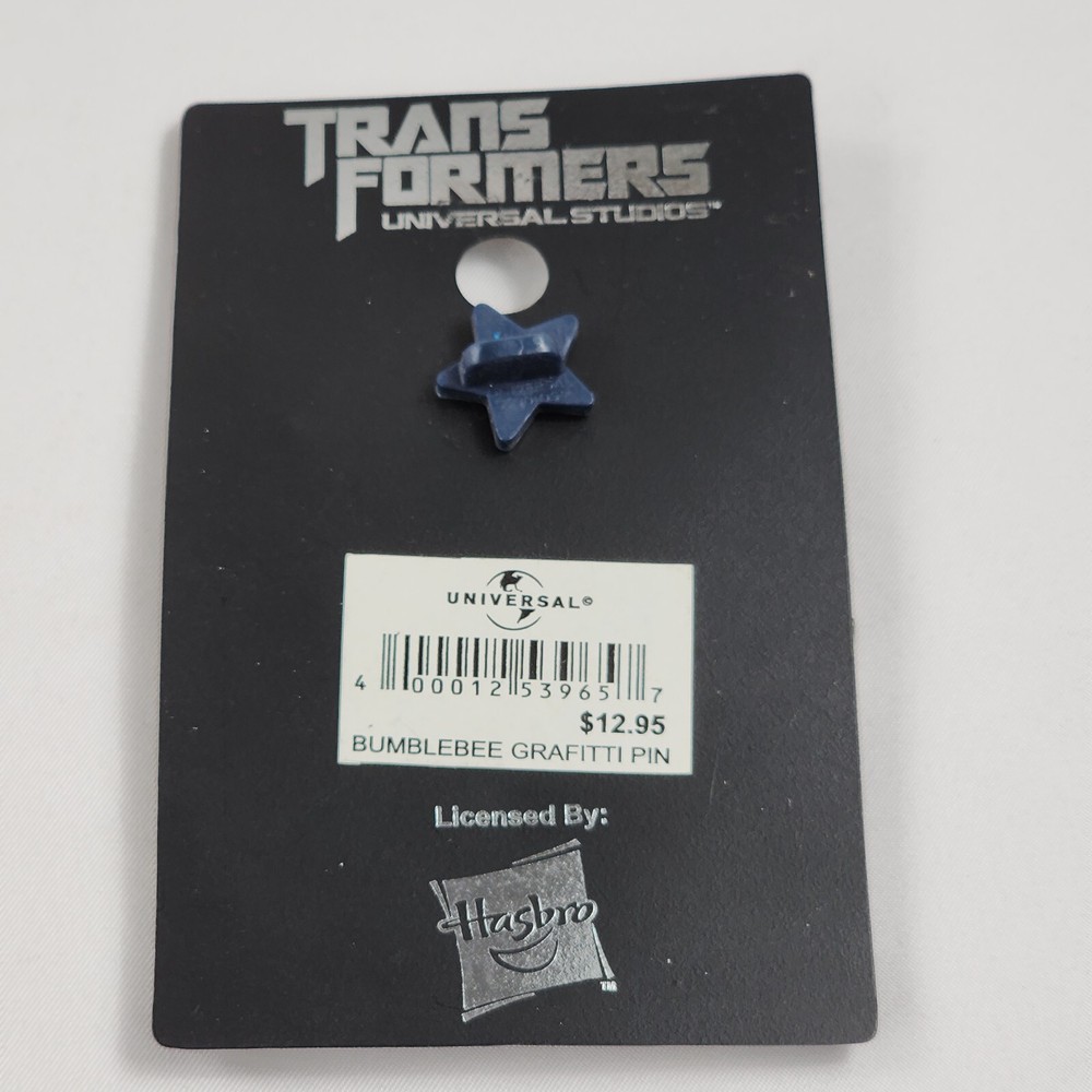 Universal Studios Transformers Bumblebee Graffiti Spinning 2011 Pin Trading New