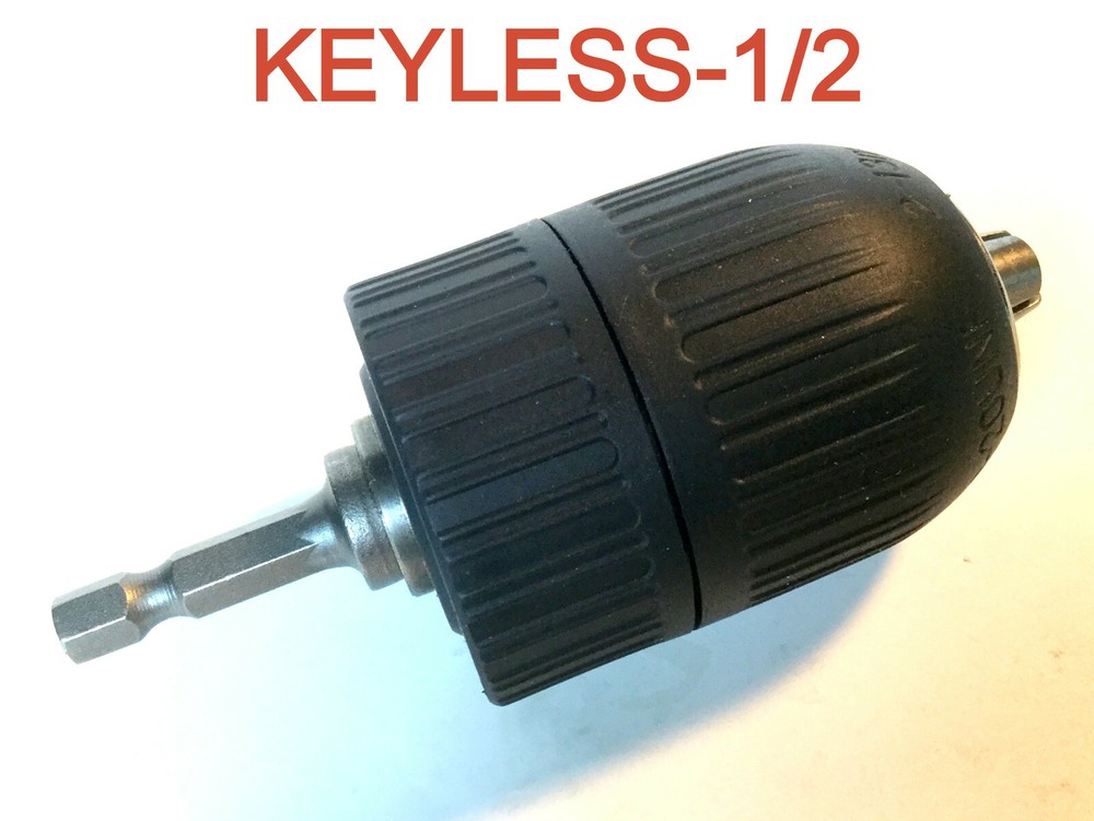 1 pc Hex-1/4 Adapter & 1/2" CAP Drill Keyless Chuck