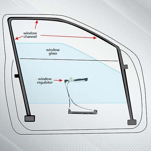 Power Window Regulator Front Left Driver Side fit for 2002-2005 for Mini