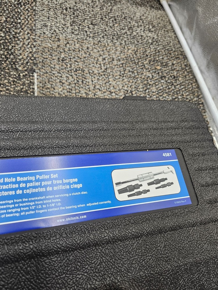 OTC 4581 Blind Hole Bearing Puller Tools Assembly