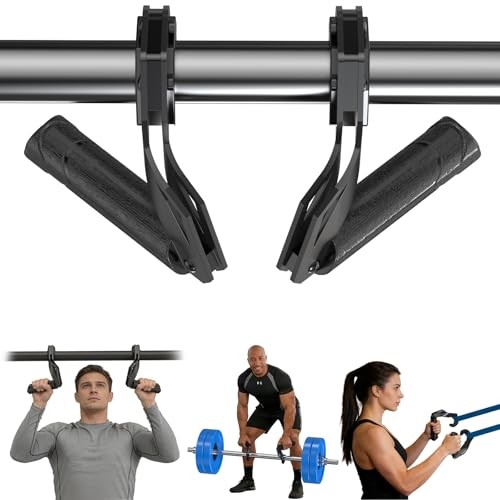 Neutral Grip Handles 45° for Pull Up Bar, Pull Up Handles with Ergonomic