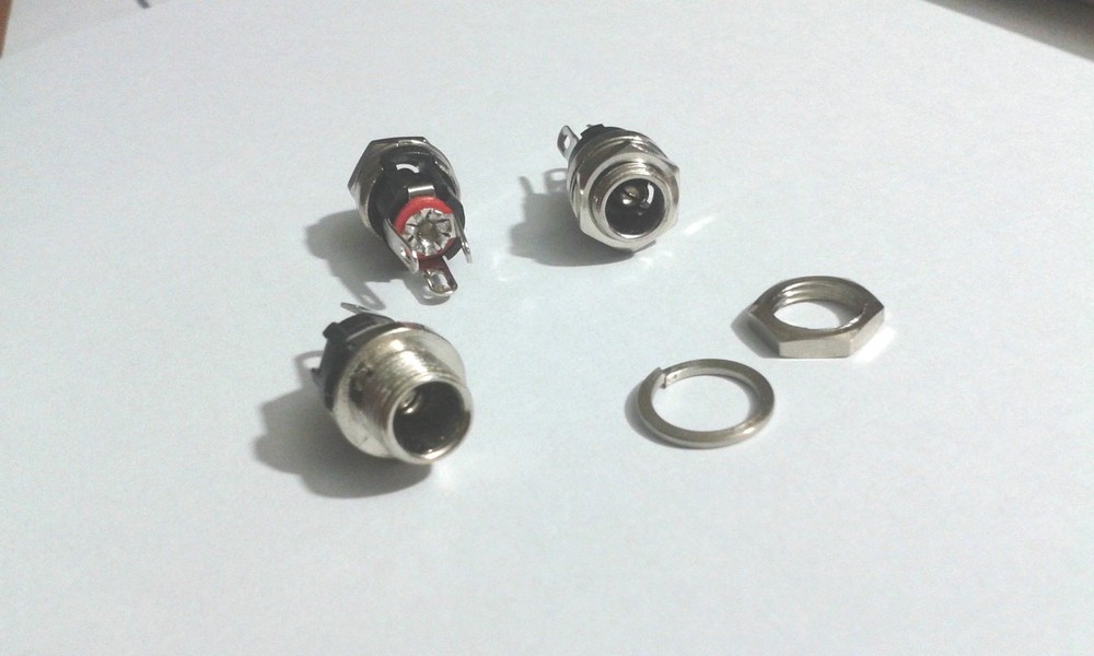 5.5mm x 2.5mm DC Power Jack Socket Panel Mount adapter Connector U.S. Seller