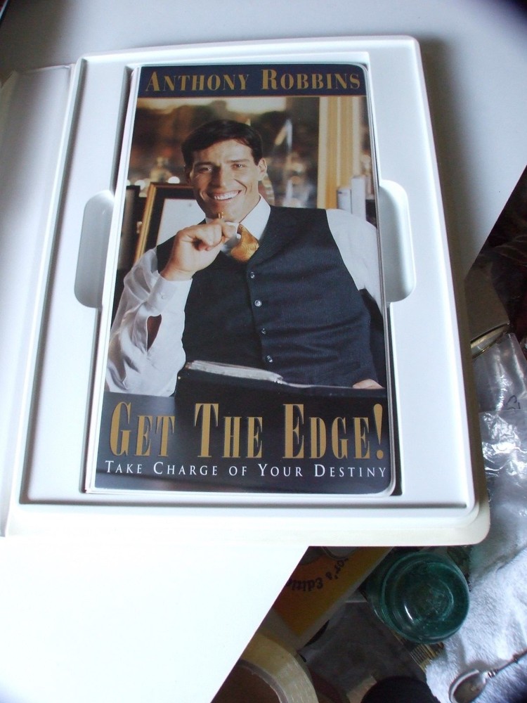 ANTHONY ROBBINS "GET THE EDGE" VHS & CD'S SET !!!!!