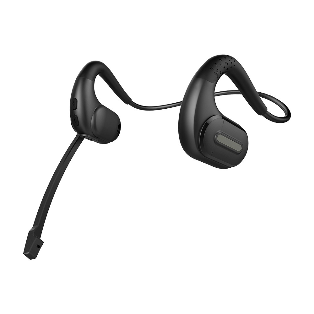 Mpow Bluetooth Headset Open Ear Headphones with Removable Noise Cancelling Mic