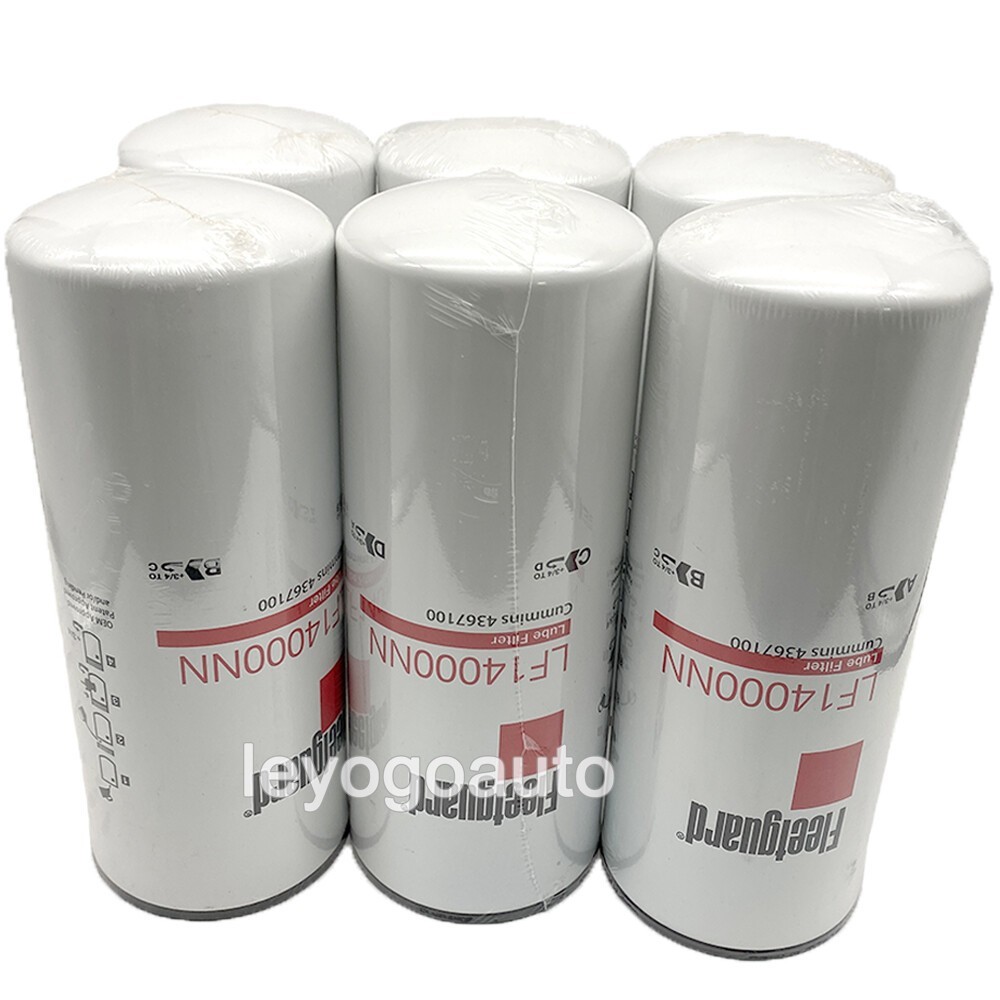 6PCS Fleetguard LF14000NN Oil Filter Cummins ISX 4367100 NEW