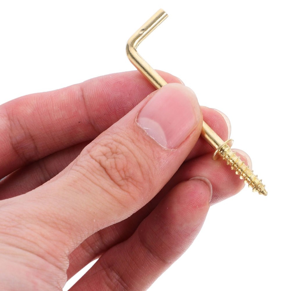 30 Pcs Right Angle Hook Jewelry Display Wall Mount Hooks Shaped Frame