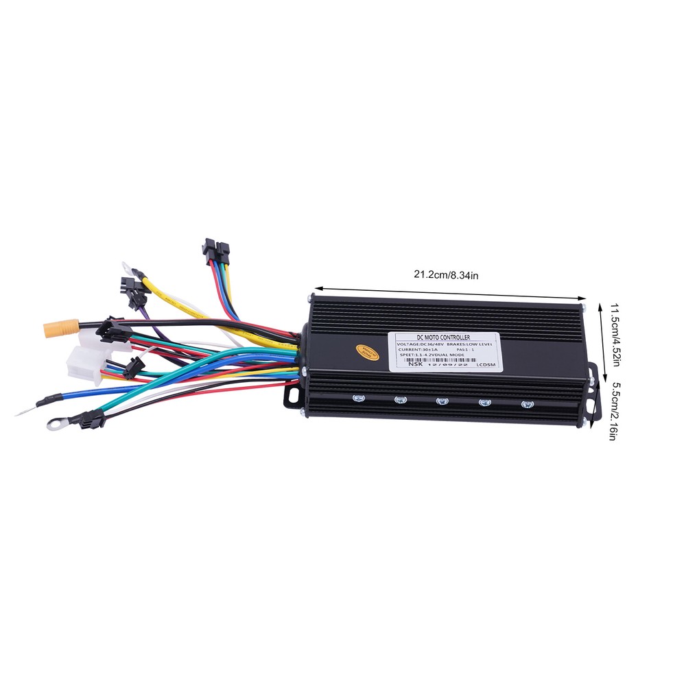 1200W 48V Electric Bicycle eBike Scooter Brushless Controller Kit LCD Display