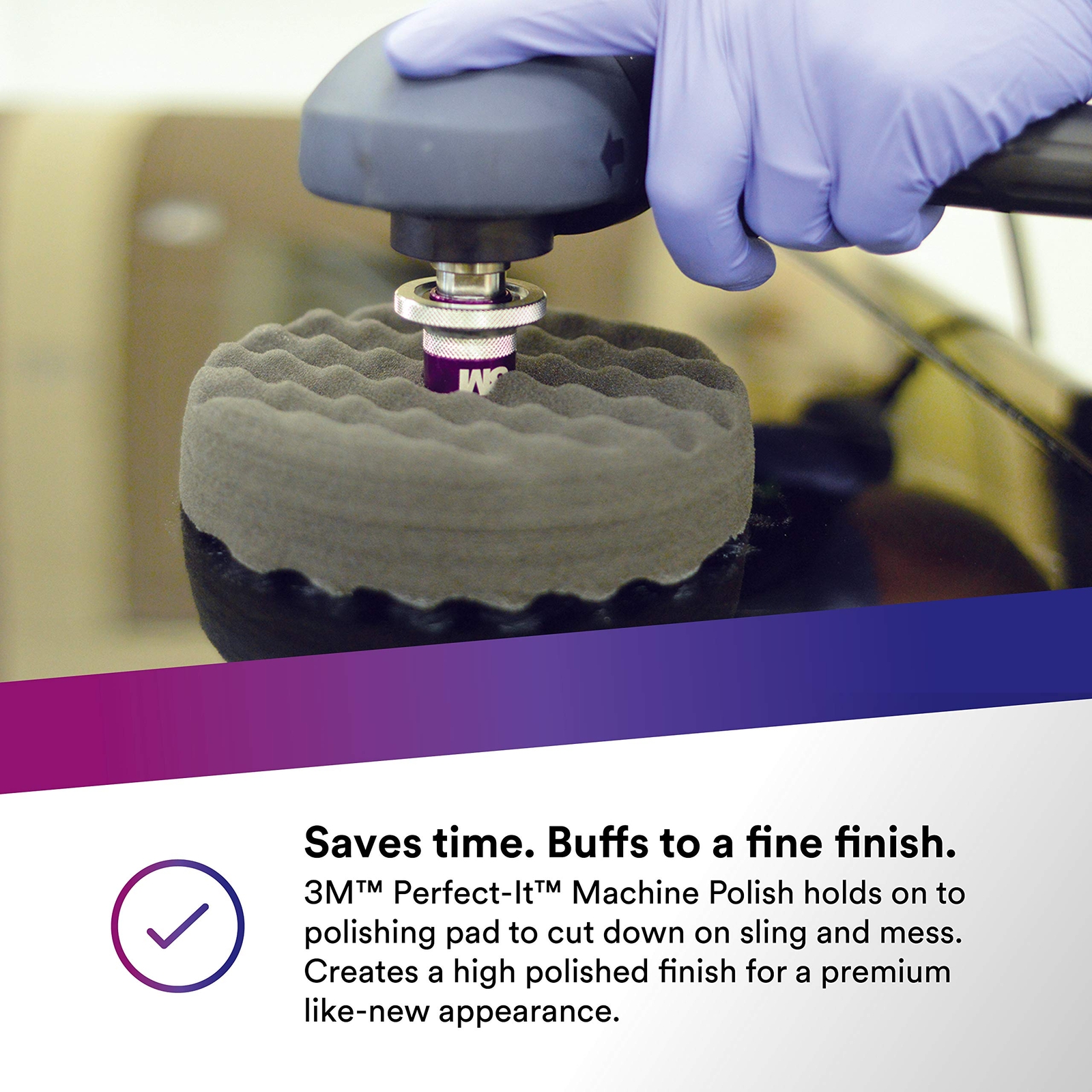 3M Perfect-It Machine Polish (06064), White