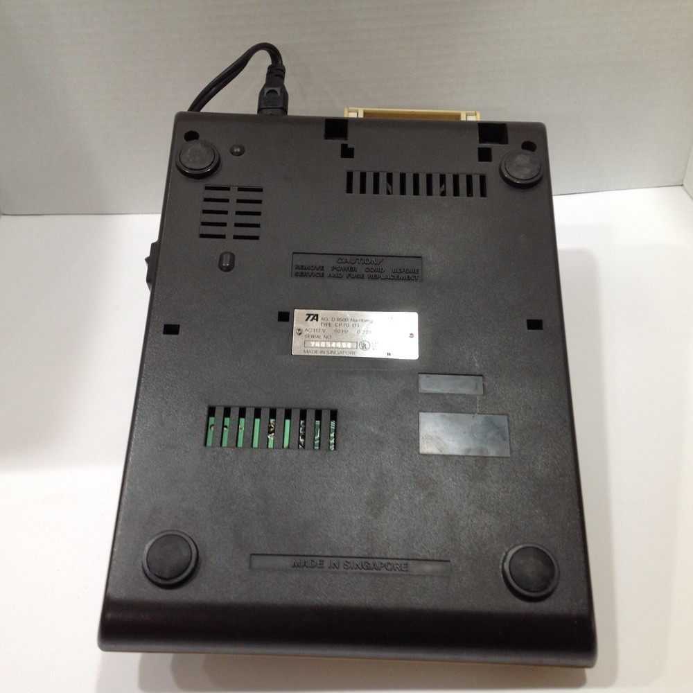 VINTAGE ARBM 1012PD CALCULATOR ADDING ELECTRONIC PRINTING MACHINE-READ