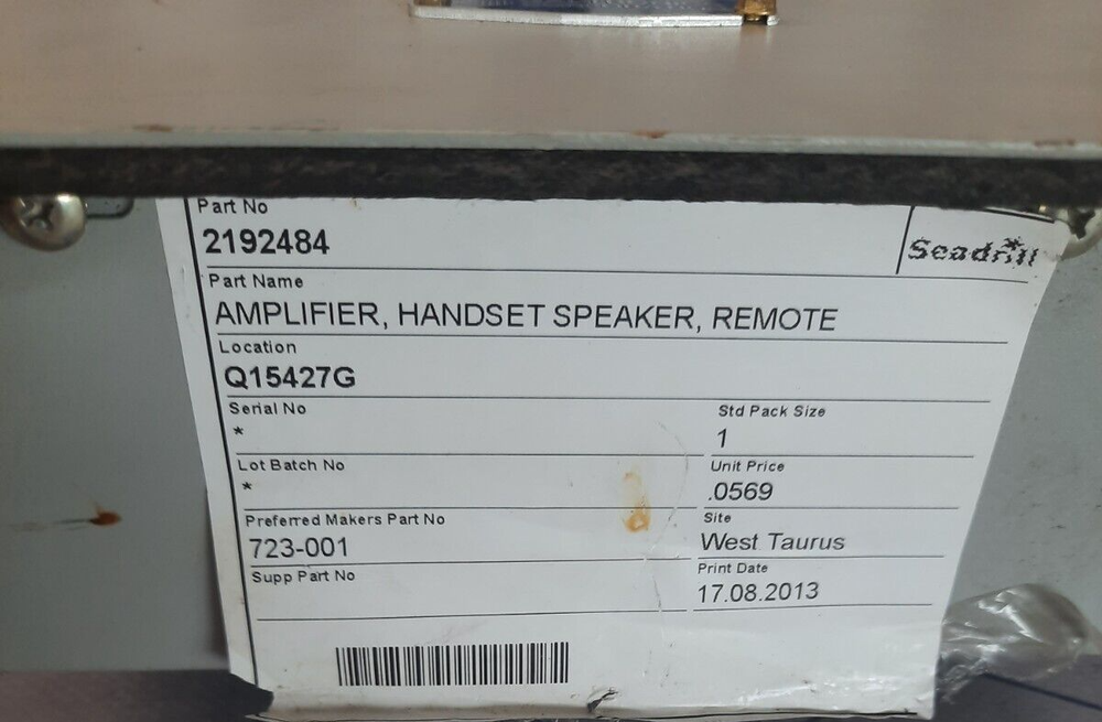 GAI-TRONICS 723-001 REMOTE HANDSET / SPEAKER AMPLIFIER