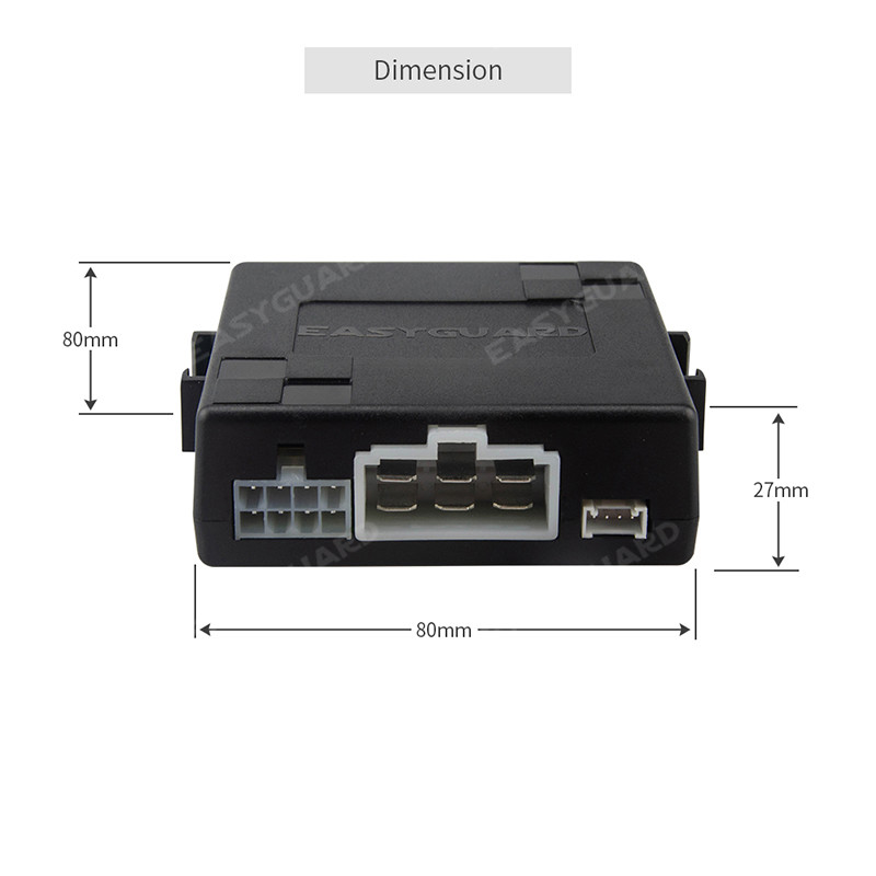 Smart push button engine start module compatible with OEM remote control alarm