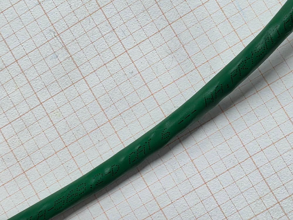 Prysmian GenSPEED 6 23/4P Cat6 Network Cable CMP Plenum Green /100ft