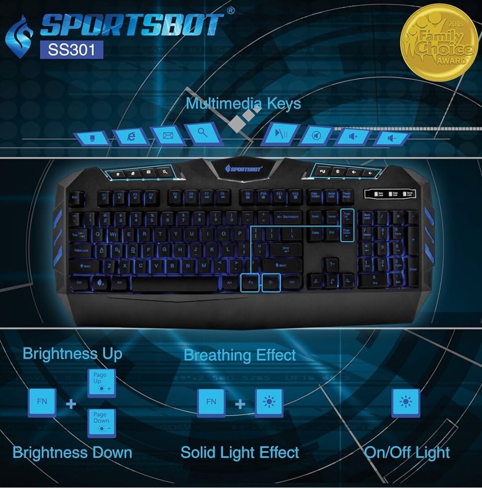 Keyboard & Mouse - Led - Gaming headset -