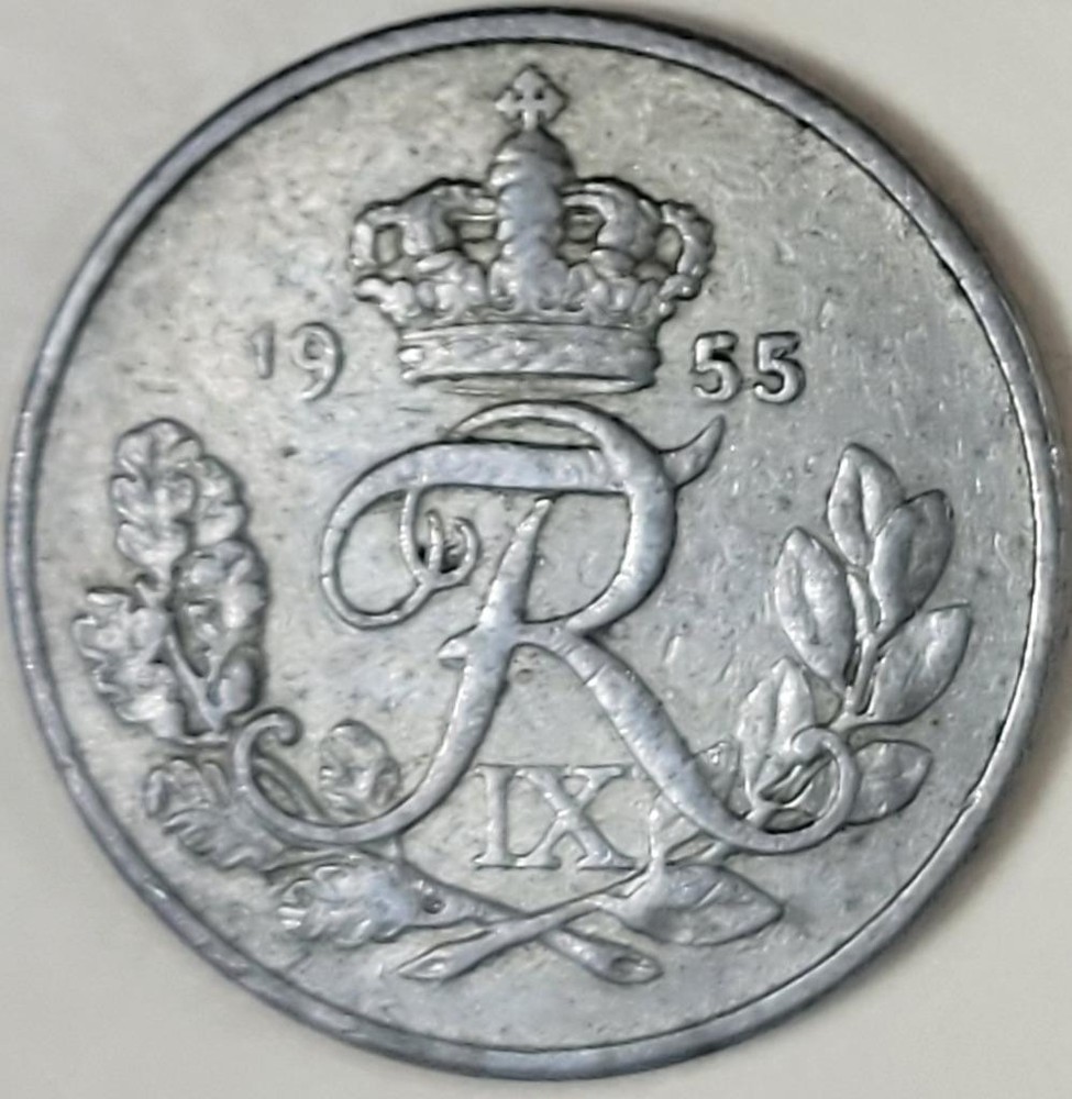 10 Ore - Danmark - 1955 - Denmark - VF/EF