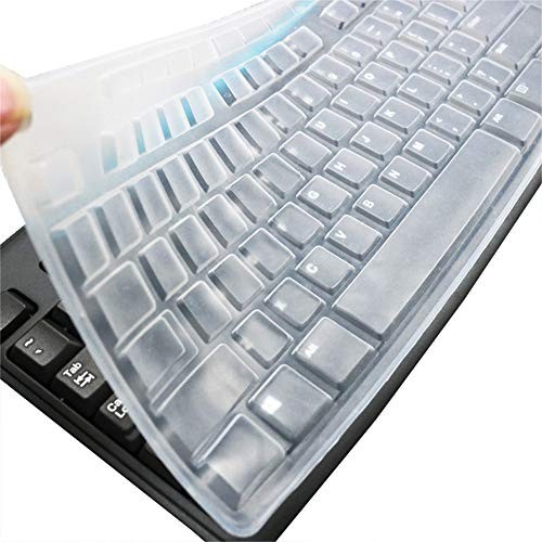 Ultra Thin Desktop PC Silicone Clear Keyboard Cover Skin Protector Transparent